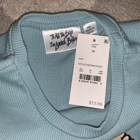 NWT Baby Doll Ribbed Tee 🫰🏼 Adult XS - Picture 2 of 6